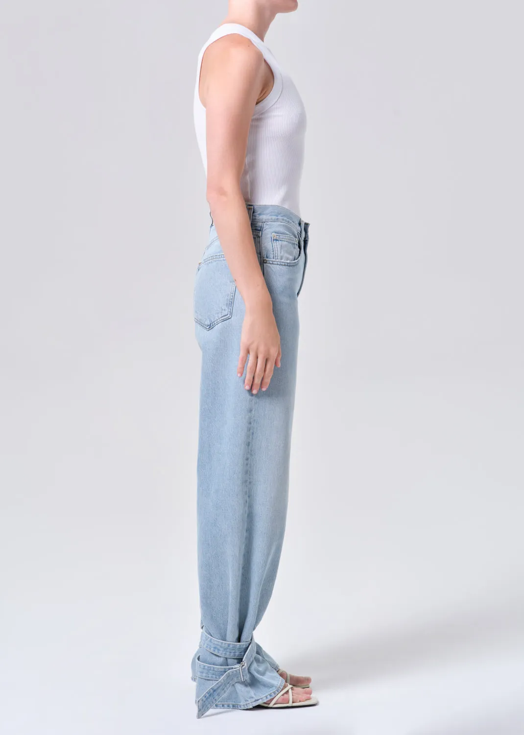 Cinched Hem Loose Taper (Weightless) in Custom sold by Agolde product image thumbnail 3