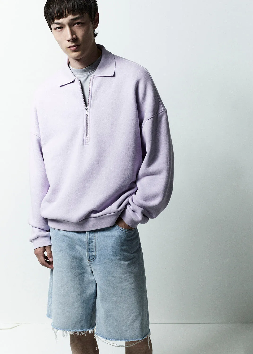 Pace Sweatshirt in Aster sold by Agolde