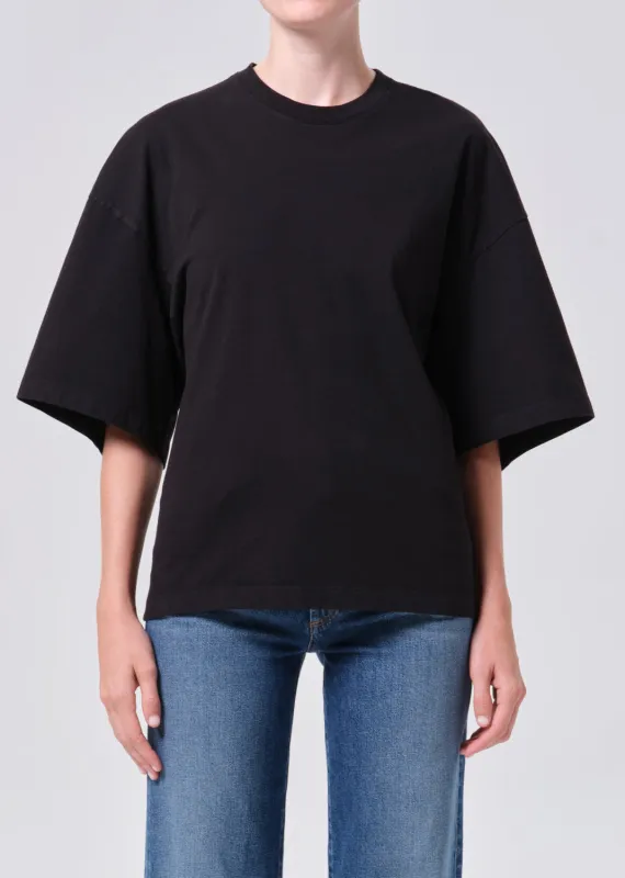 Ellery Tee in Black made by Agolde