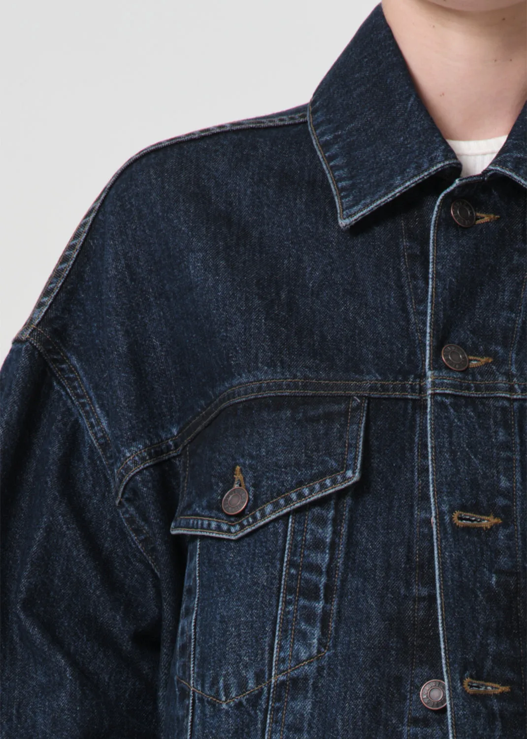 Dalton Balloon Jacket in Pendulum sold by Agolde product image thumbnail 5