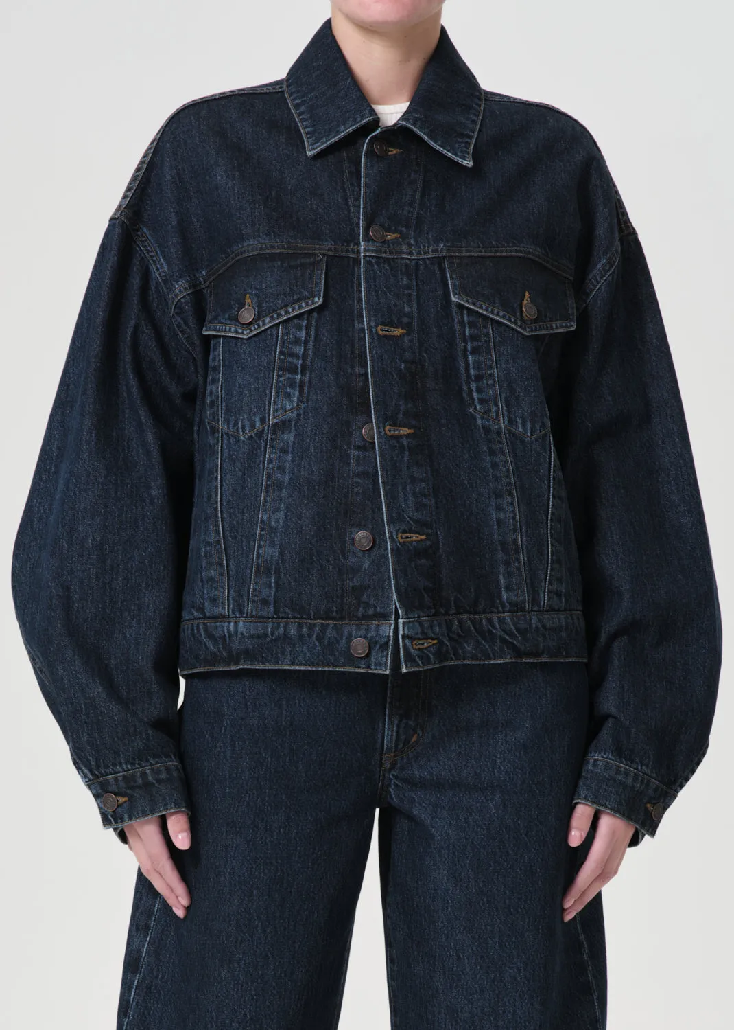 Dalton Balloon Jacket in Pendulum sold by Agolde product image thumbnail 2