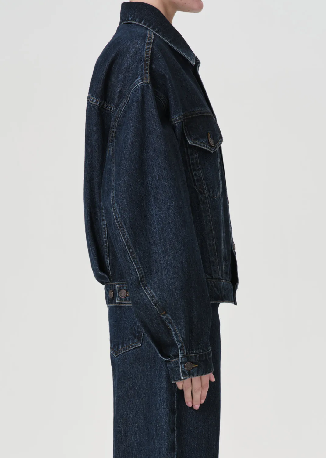 Dalton Balloon Jacket in Pendulum sold by Agolde product image thumbnail 4