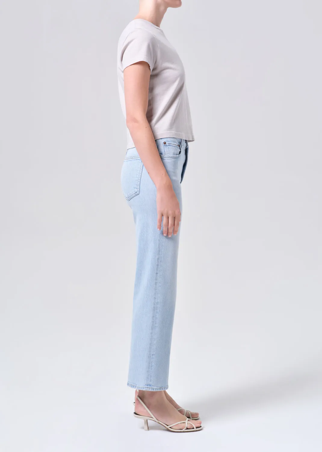 Harper Jean Petite 25" (Weightless Stretch) in Flaunt sold by Agolde product image thumbnail 3