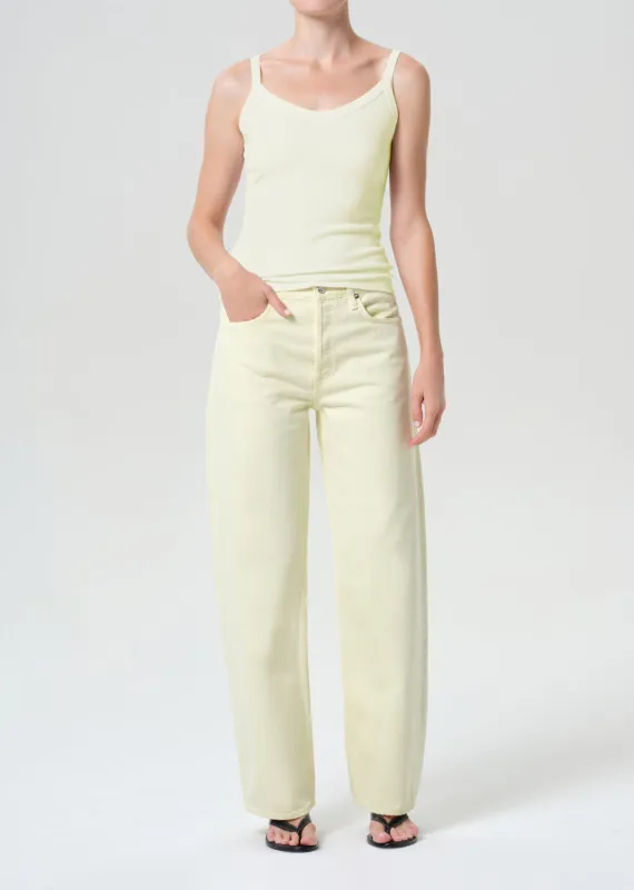 Arc Jean 32" in Lemon Zest made by Agolde
