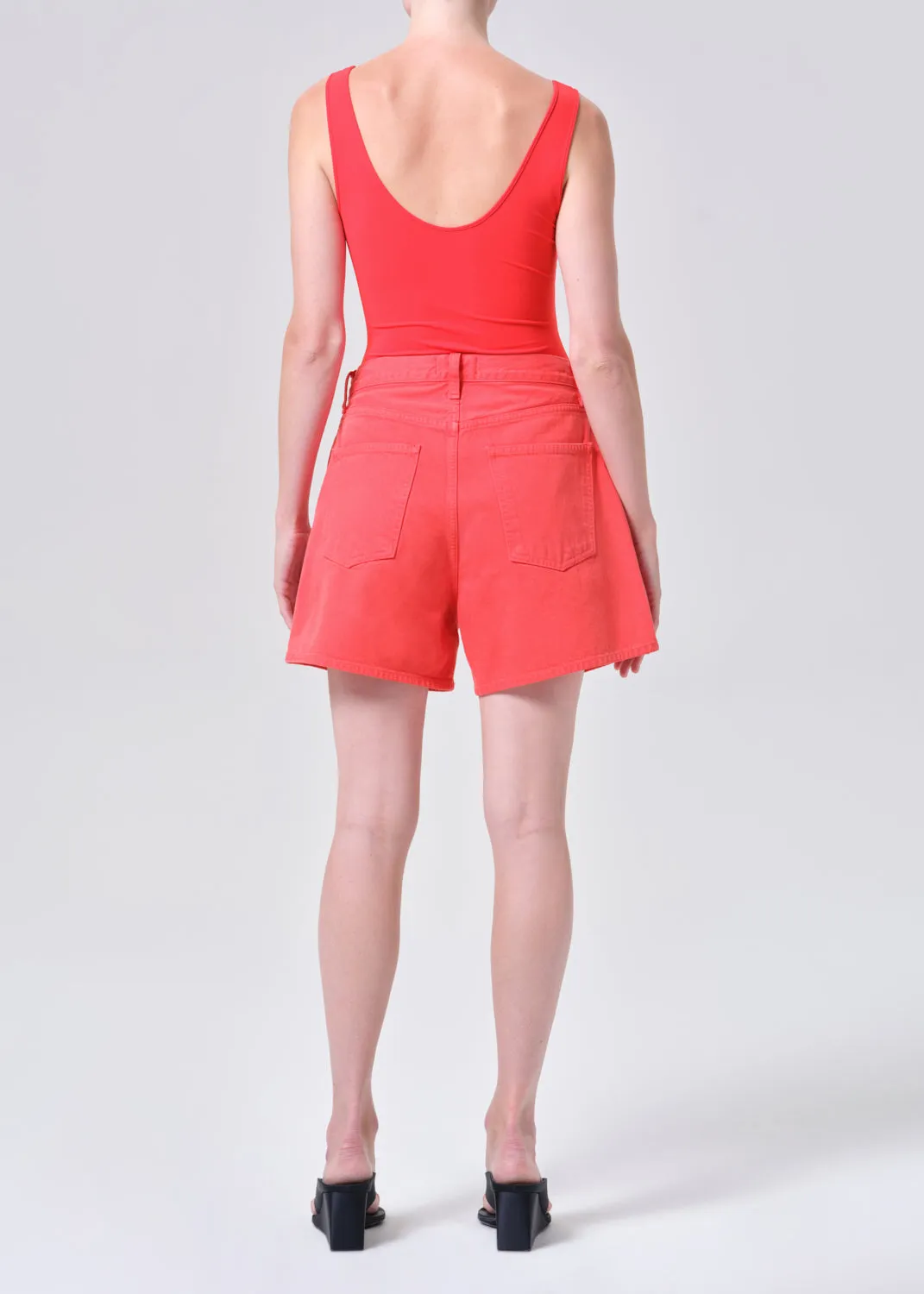 Rhoda Pleated A-Line Short in Carnival sold by Agolde product image thumbnail 2