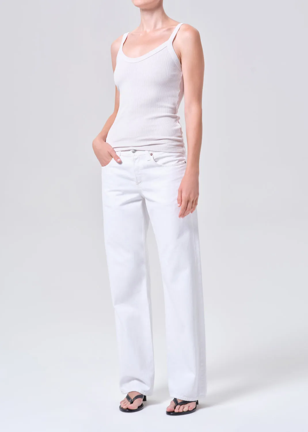 Jordan Tank in Powder sold by Agolde product image thumbnail 4