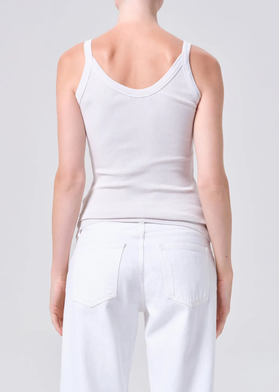 Jordan Tank in Powder sold by Agolde product image thumbnail 2