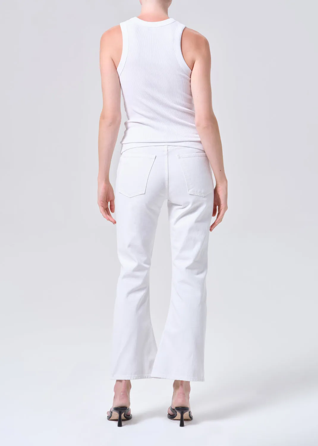 Mid Rise Kick Boot Ankle in Chalk White sold by Agolde product image thumbnail 2