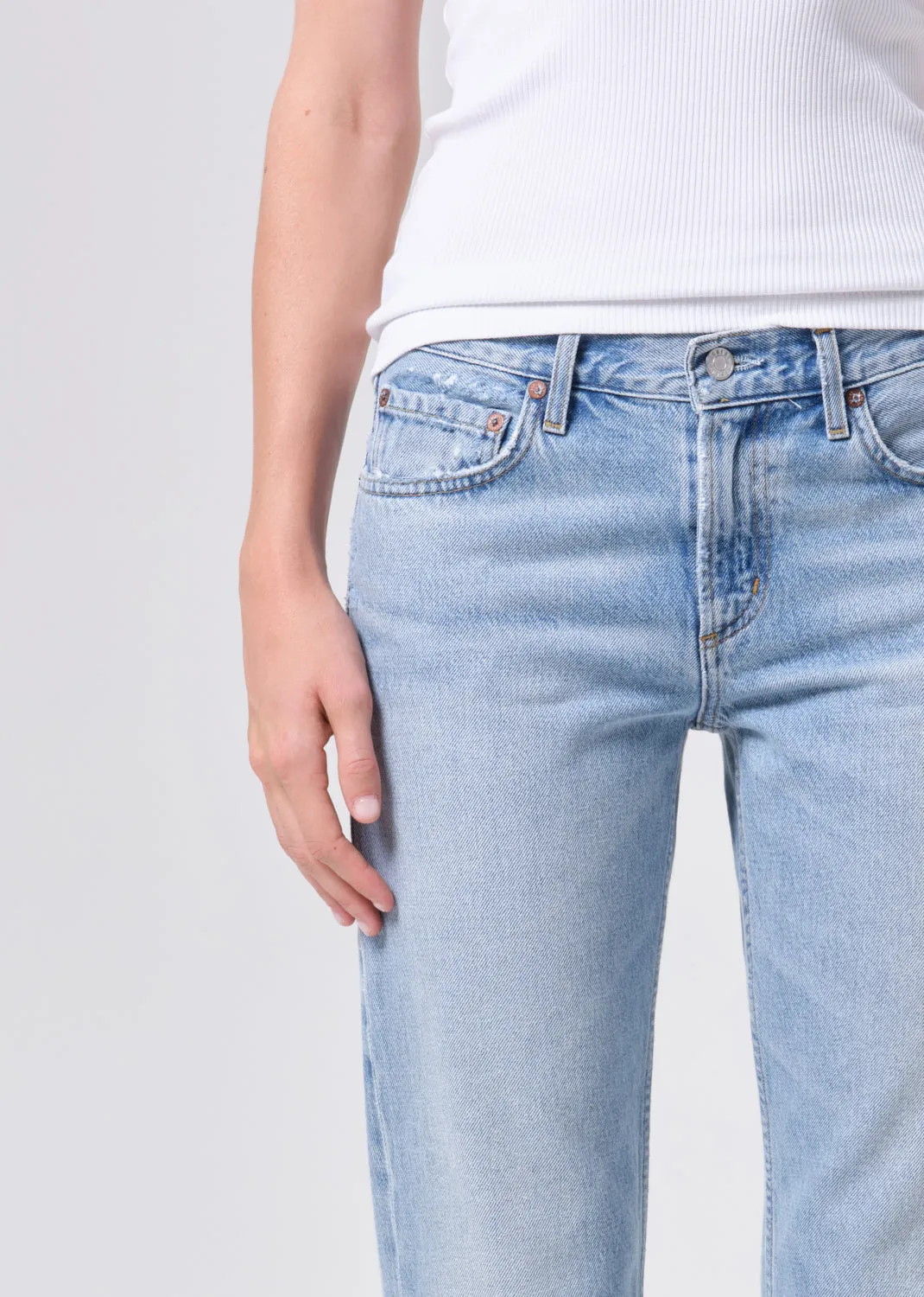 Low Rise Slim (Weightless) in Addition sold by Agolde product image thumbnail 5