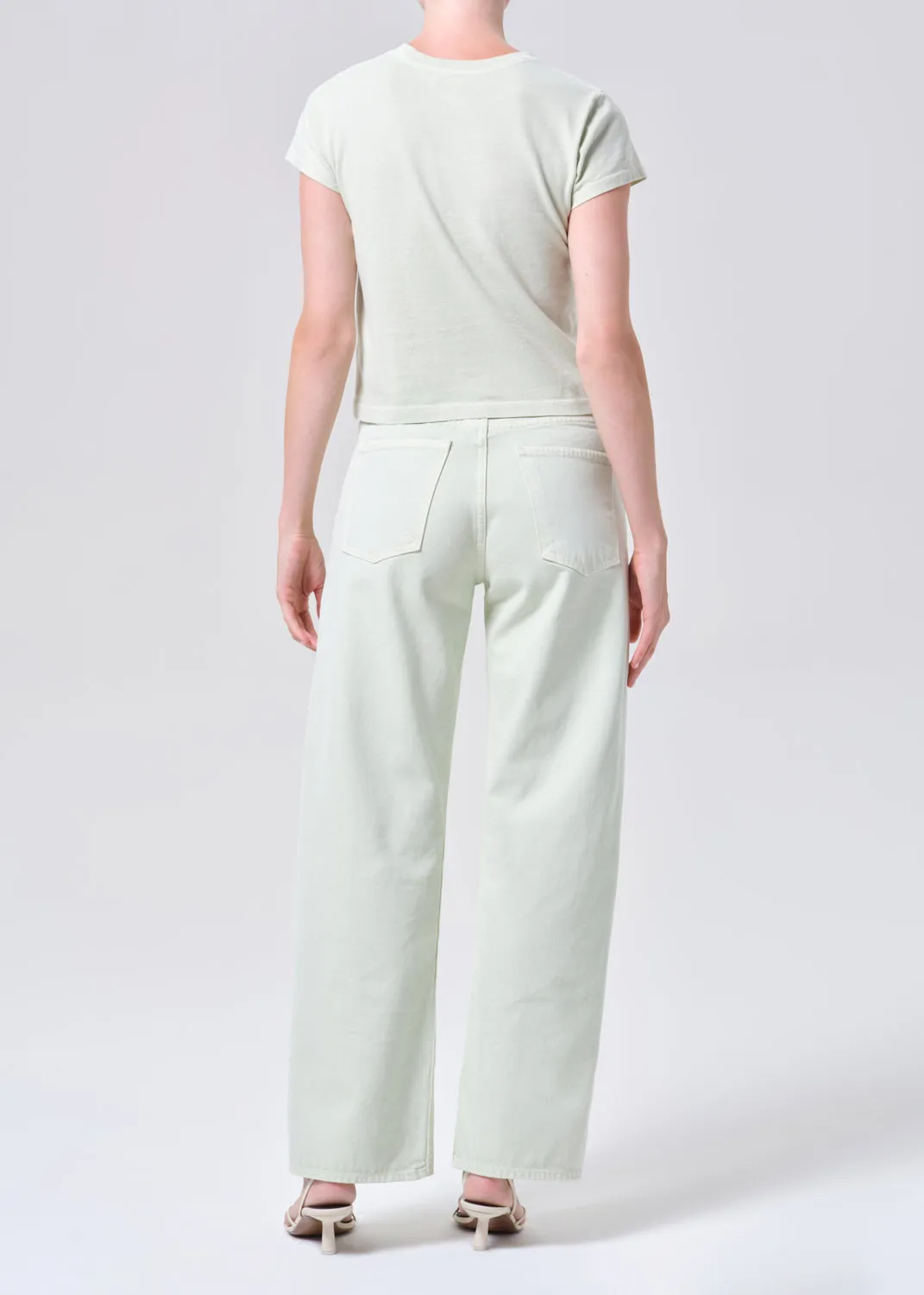 Arc Jean 32" in Mint Cream sold by Agolde product image thumbnail 2