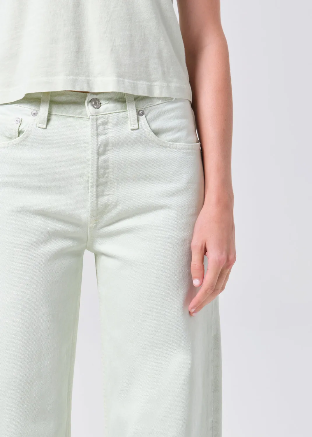 Arc Jean 32" in Mint Cream sold by Agolde product image thumbnail 5