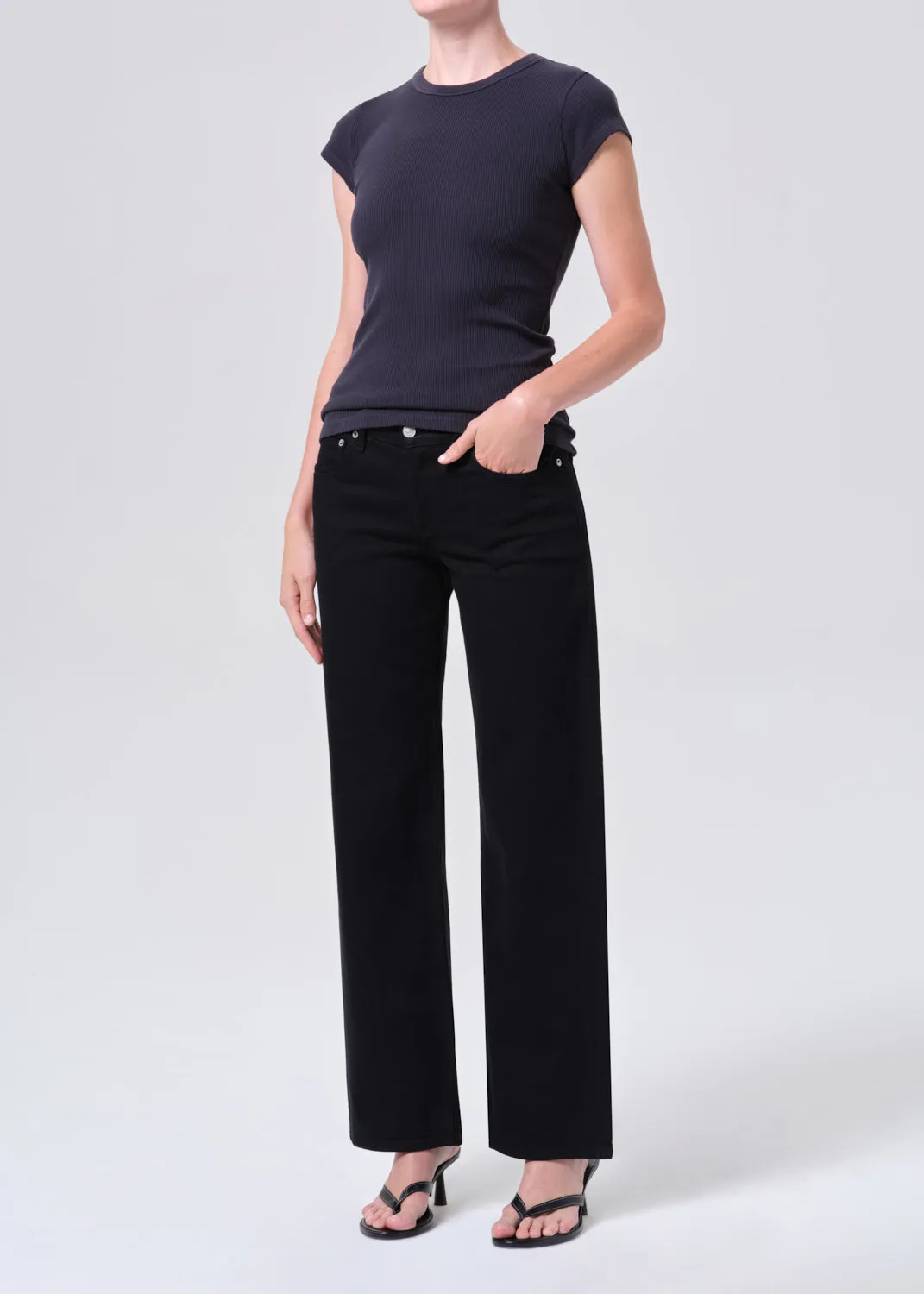 Edison Tee in Nocturne sold by Agolde product image thumbnail 4