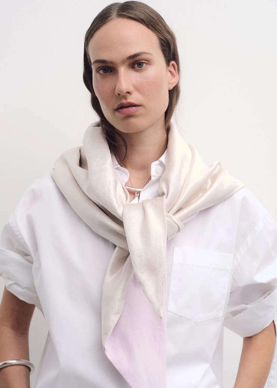 AGOLDE x MARIA MCMANUS Bandana (Flyweight) in Stone Wash Powder Pink sold by Agolde product image thumbnail 2
