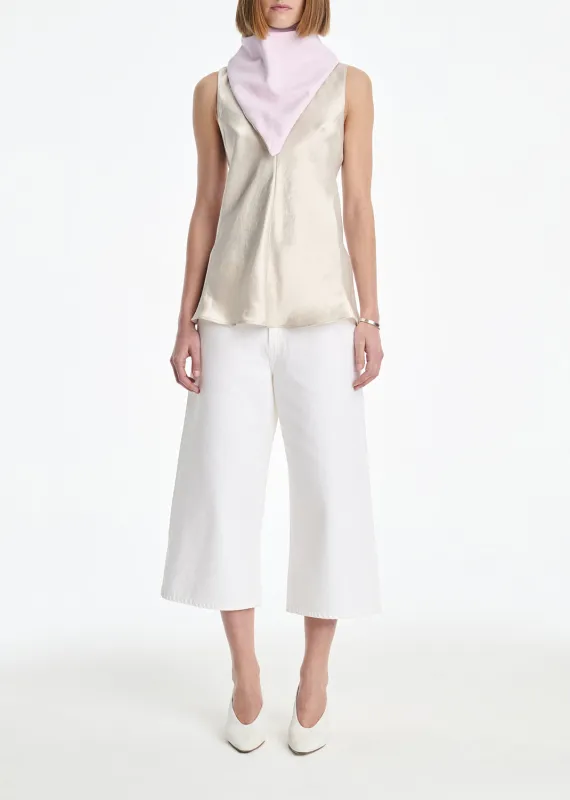 AGOLDE x MARIA MCMANUS Bandana (Flyweight) in Stone Wash Powder Pink made by Agolde