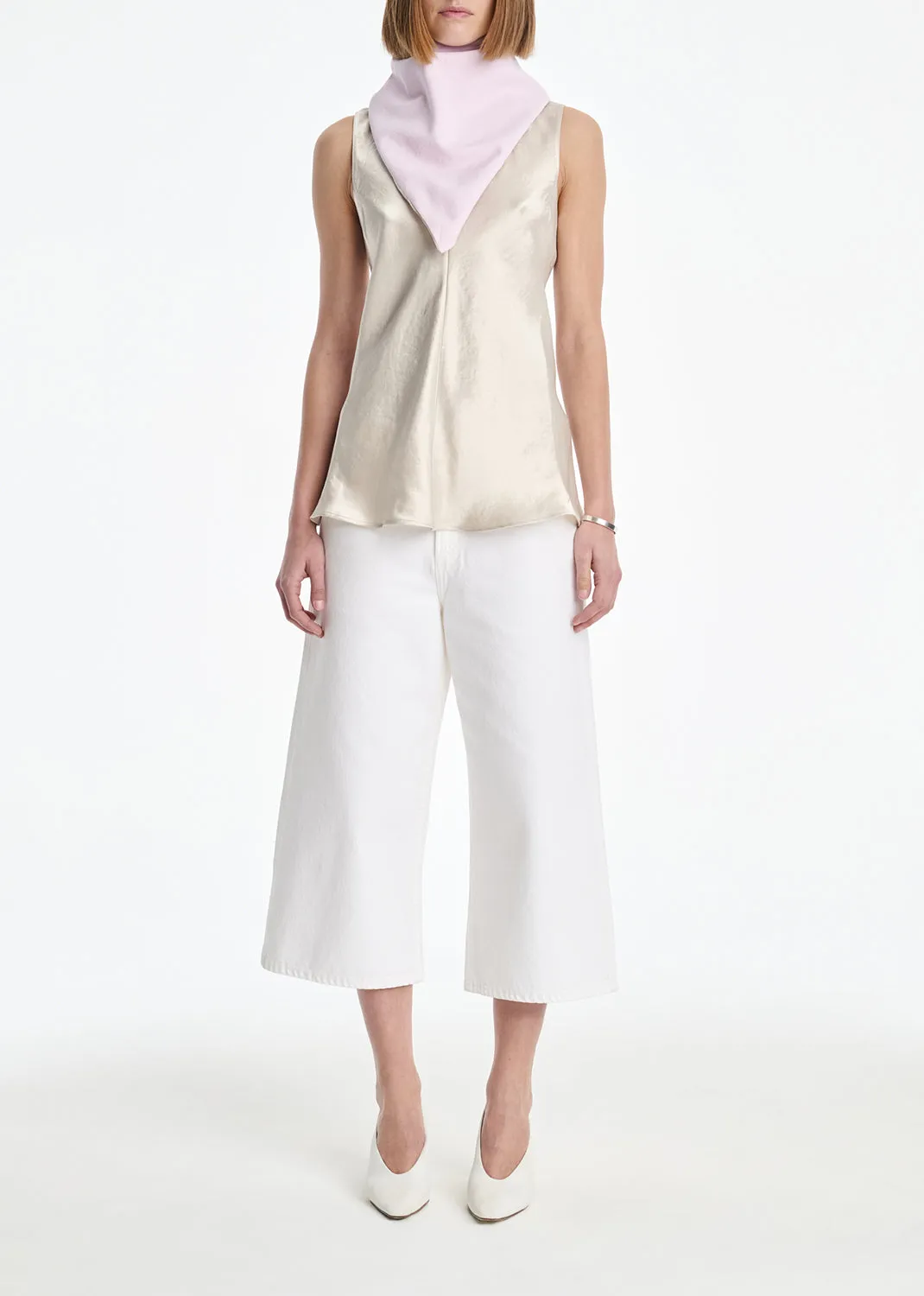 AGOLDE x MARIA MCMANUS Bandana (Flyweight) in Stone Wash Powder Pink sold by Agolde