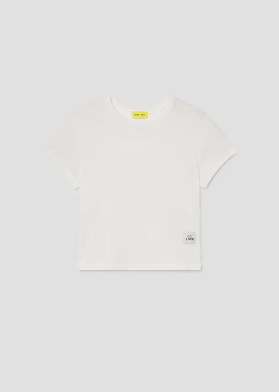 AGOLDE x Tupac CA Love Adine Tee in Soft White made by Agolde