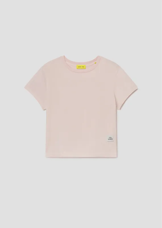 AGOLDE x Tupac CA Love Adine Tee in Soft Pink made by Agolde