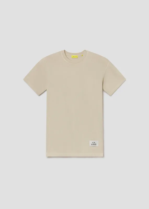 AGOLDE x Tupac CA Love Short Sleeve Tee in Khaki made by Agolde