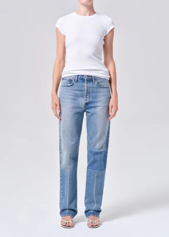 90's Mid Rise Straight 32" in Session sold by Agolde