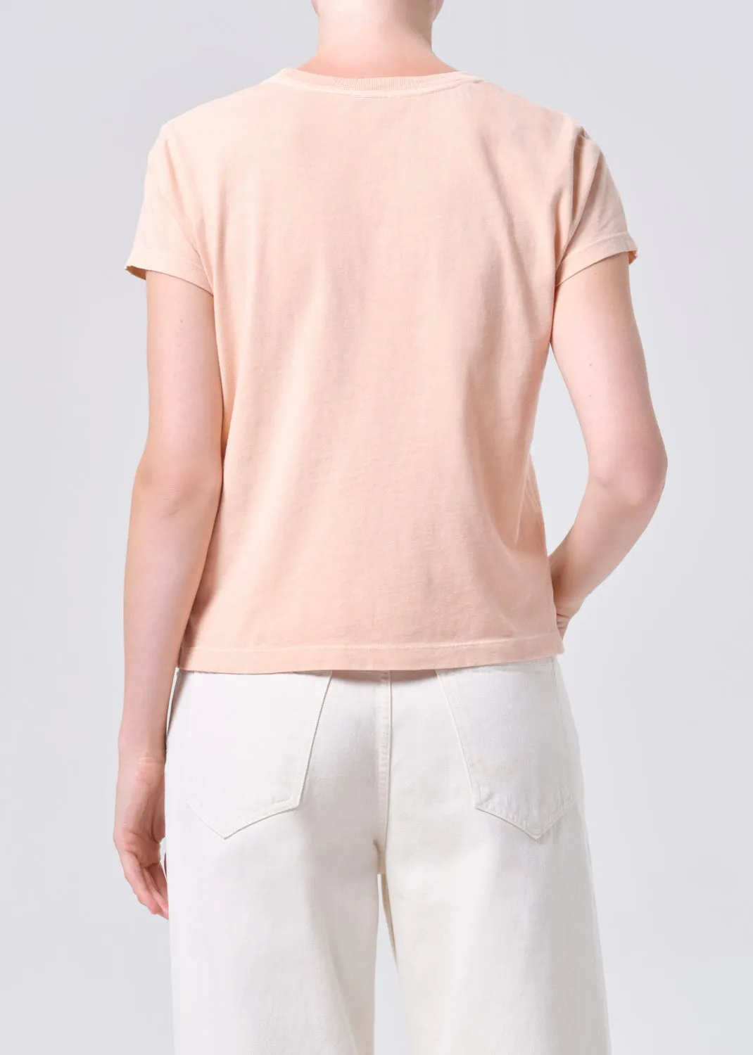 Long Line Adine Tee in Sun Filter sold by Agolde product image thumbnail 2