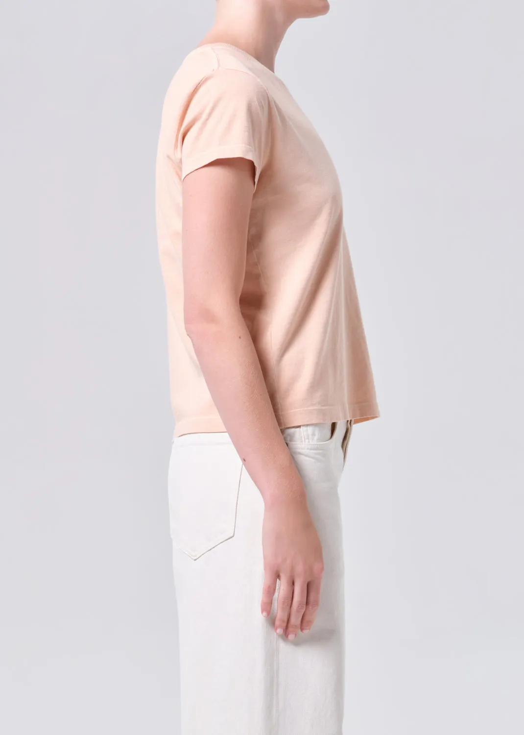 Long Line Adine Tee in Sun Filter sold by Agolde product image thumbnail 3