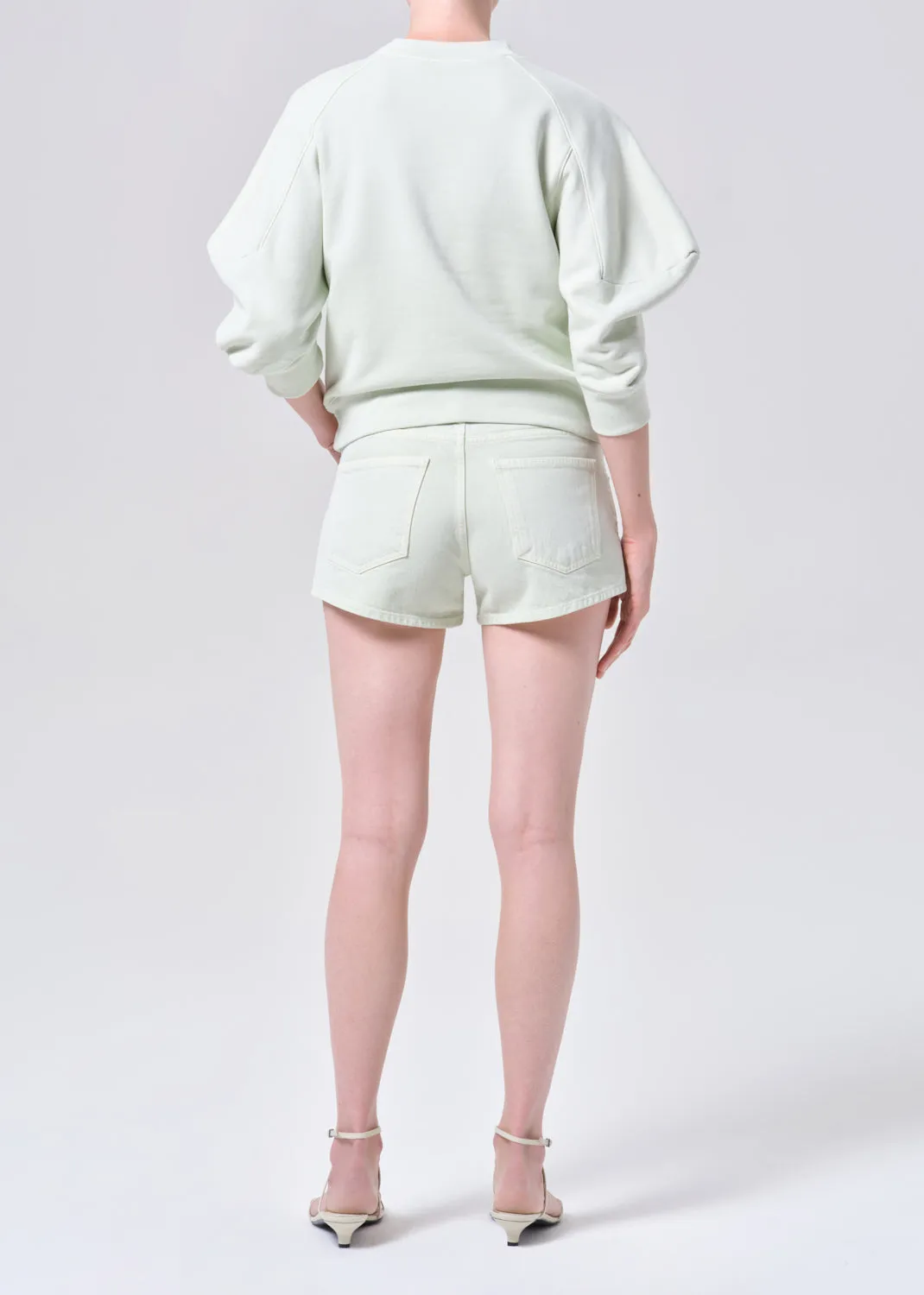 Low Rise Parker Short in Mint Cream sold by Agolde product image thumbnail 2