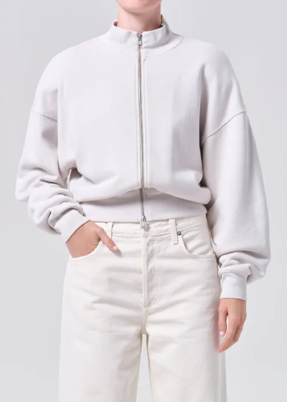 Jensen Zip Up in Bone made by Agolde
