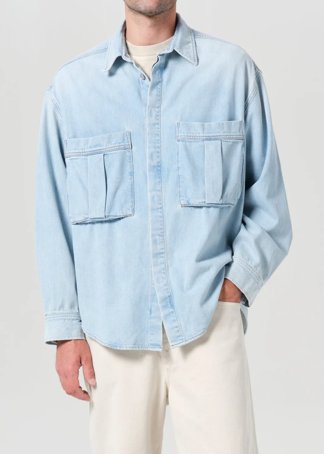Clark Shirt in Premise sold by Agolde product image thumbnail 3