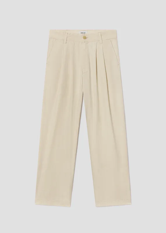 Slater Trouser in Bone made by Agolde