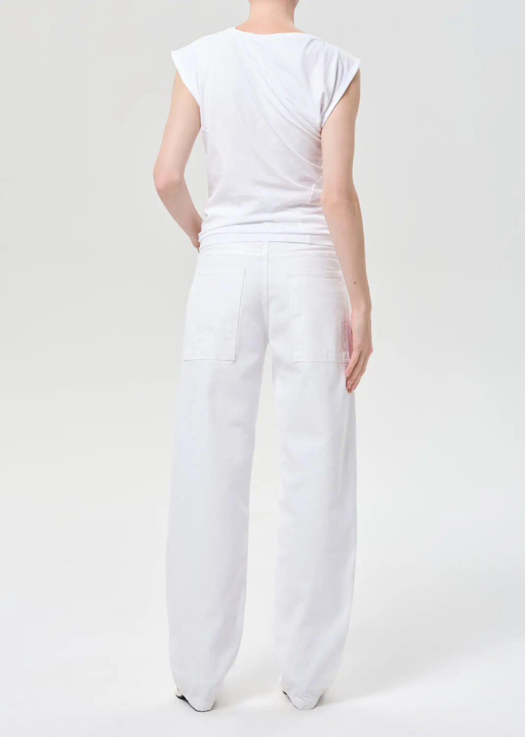 Laria Pieced Jean in Marshmallow sold by Agolde product image thumbnail 2