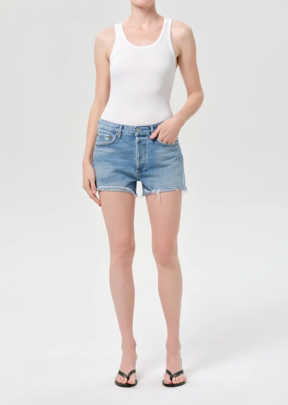 Parker Vintage Cut Off Short in Post made by Agolde