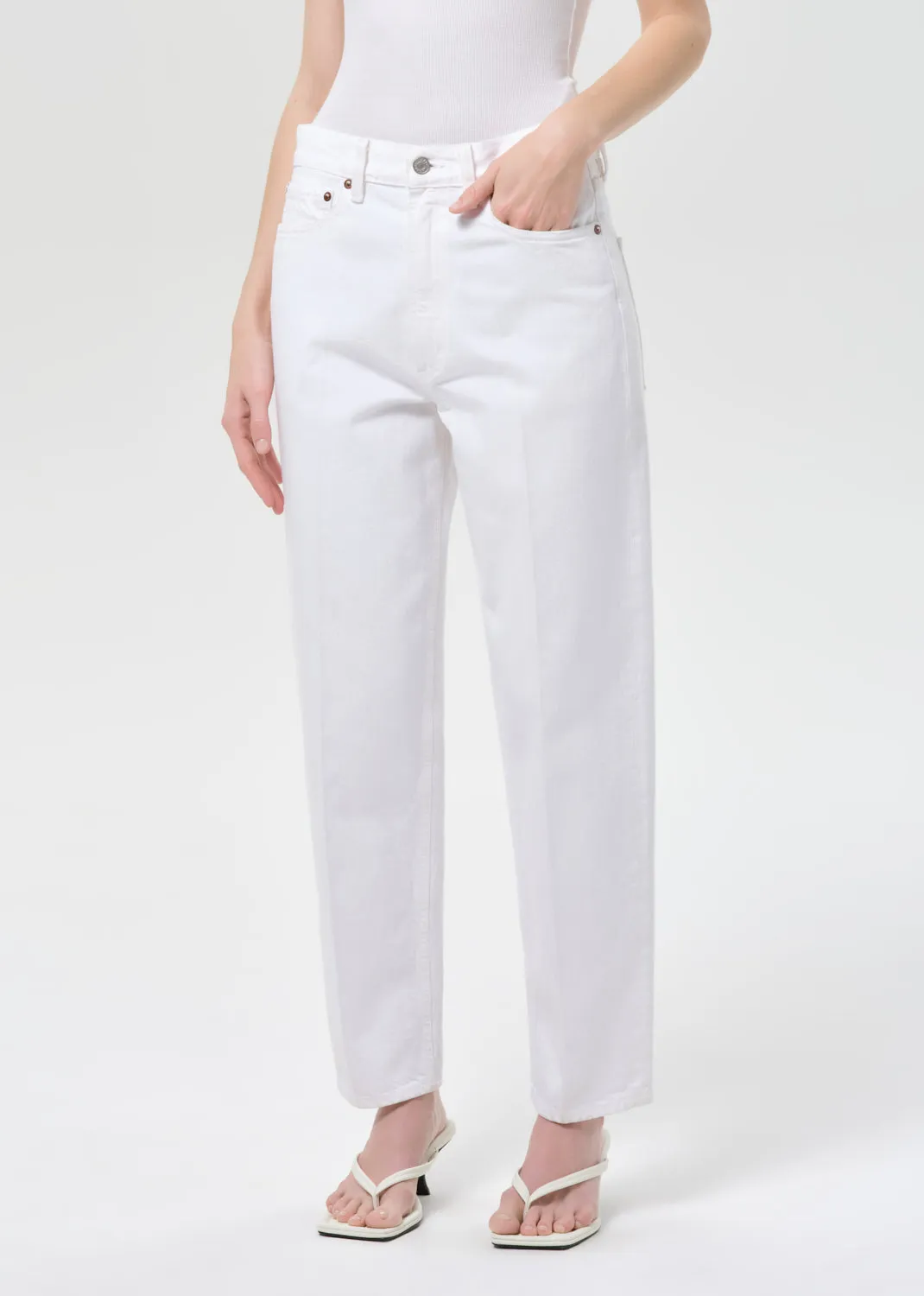 80's Jean in Marshmallow sold by Agolde product image thumbnail 4