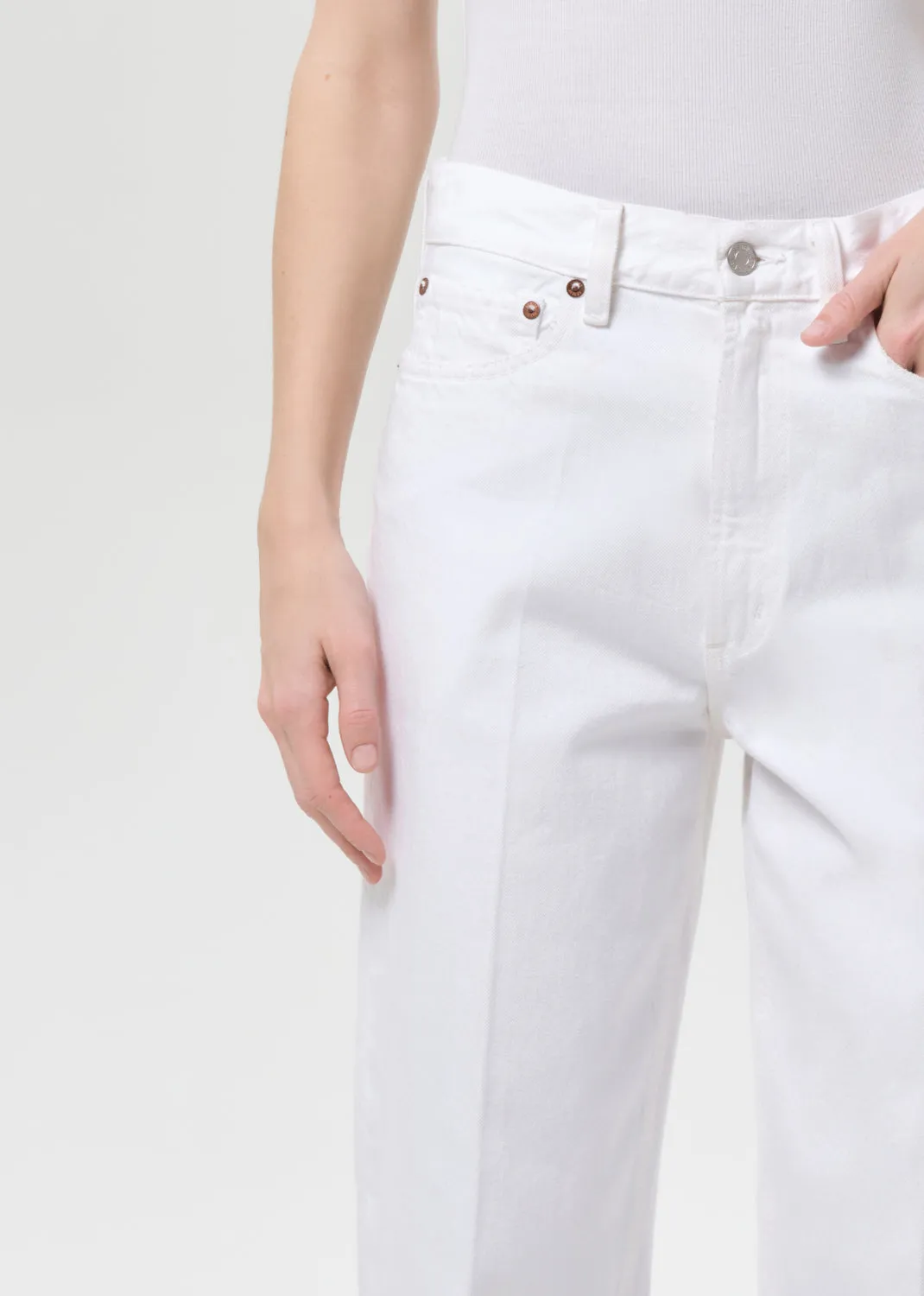 80's Jean in Marshmallow sold by Agolde product image thumbnail 5