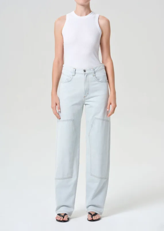 Laria Pieced Jean (Weightless) in Process made by Agolde