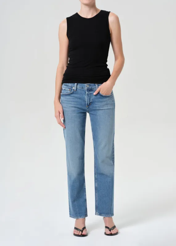 Low Rise Slim Petite (Weightless Stretch) in Kindle made by Agolde