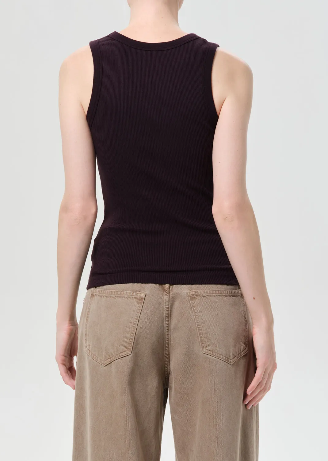 Poppy Tank in Eggplant sold by Agolde product image thumbnail 2