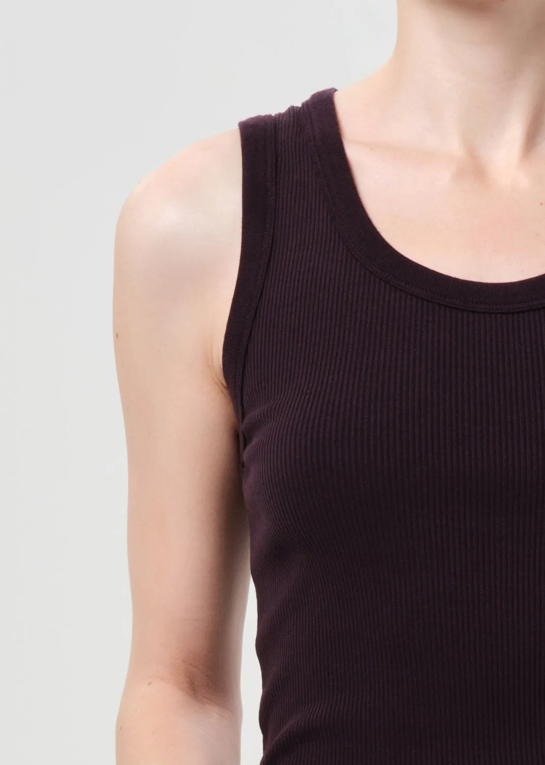 Poppy Tank in Eggplant sold by Agolde product image thumbnail 5