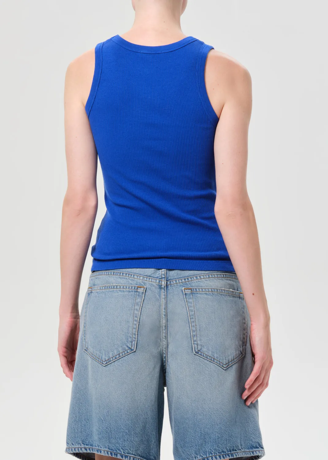Poppy Tank in Cobalt sold by Agolde product image thumbnail 2