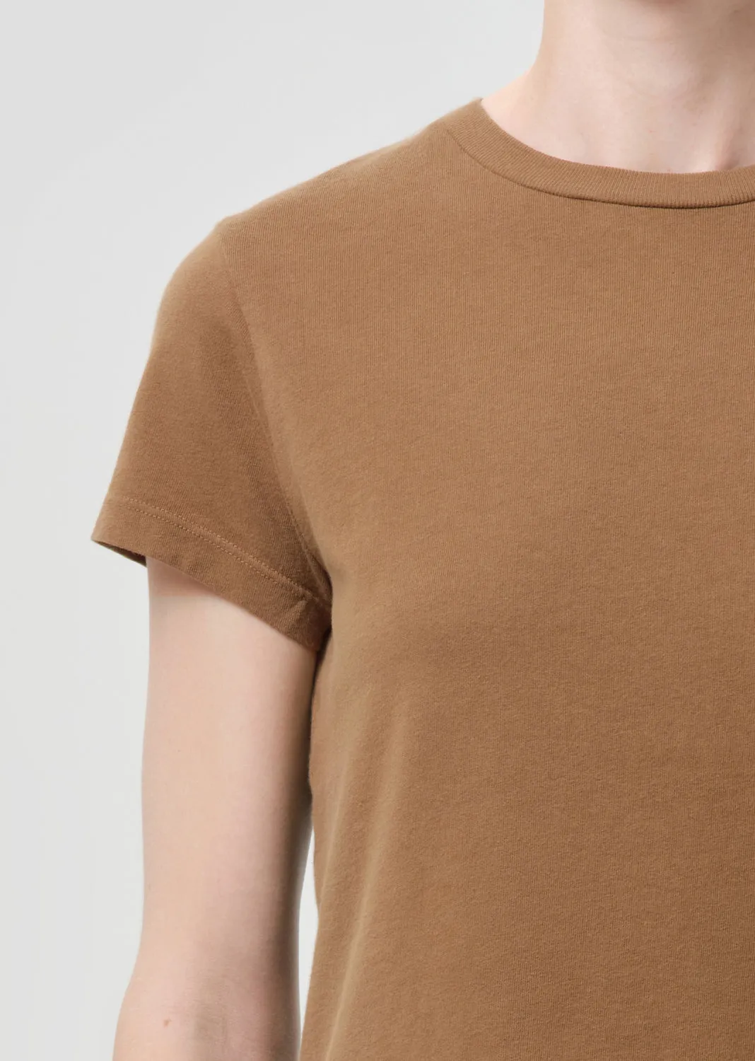 Adine Shrunken Tee in Hamoa sold by Agolde product image thumbnail 5