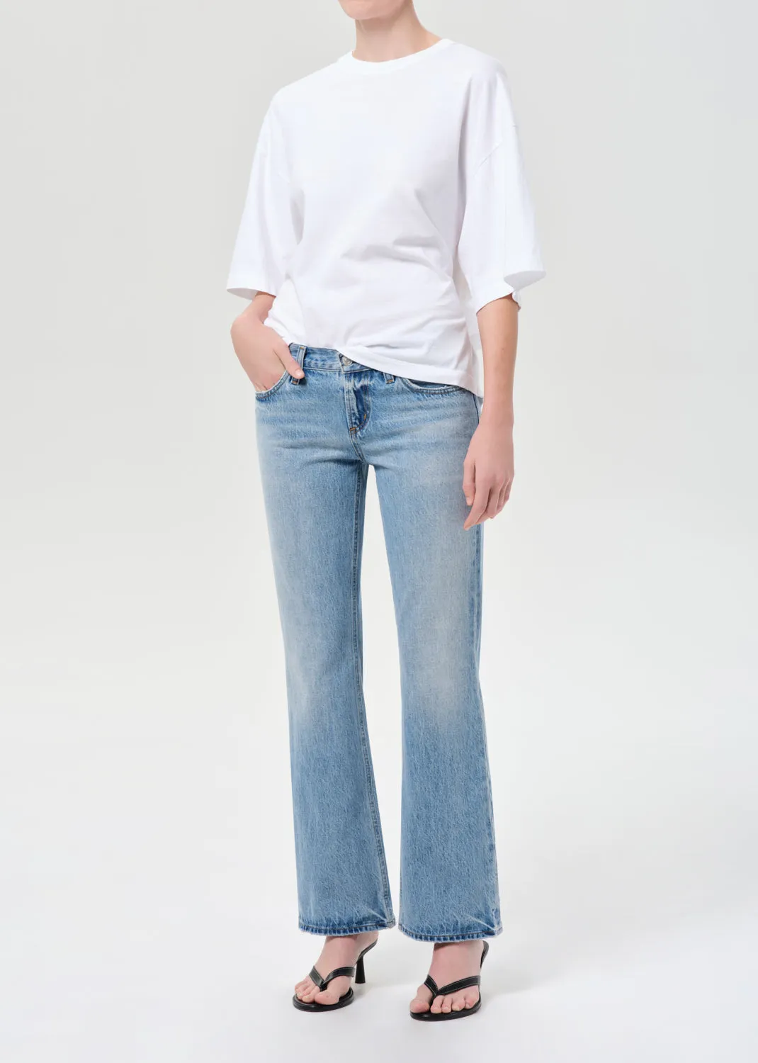 Theo T-Shirt in White sold by Agolde product image thumbnail 4