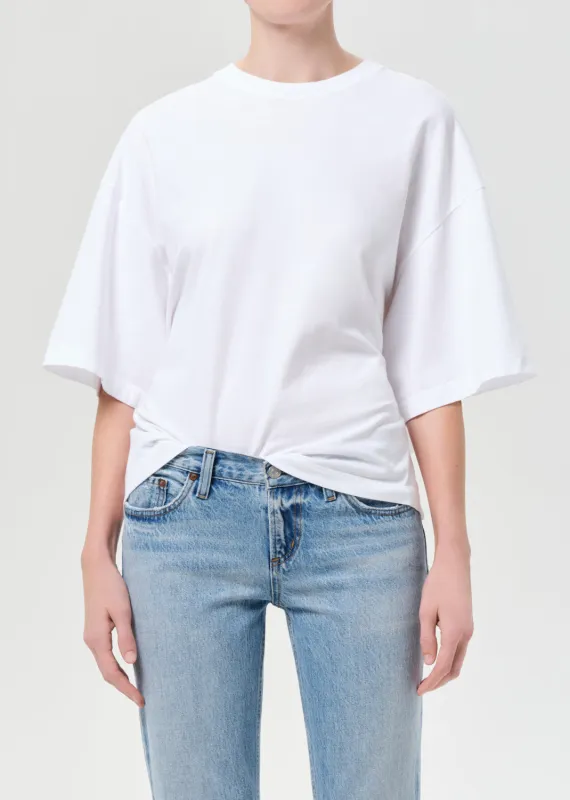 Theo T-Shirt in White made by Agolde