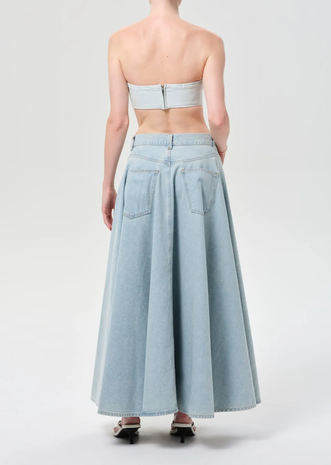 Otto Skirt (Weightless) in Erase sold by Agolde product image thumbnail 4