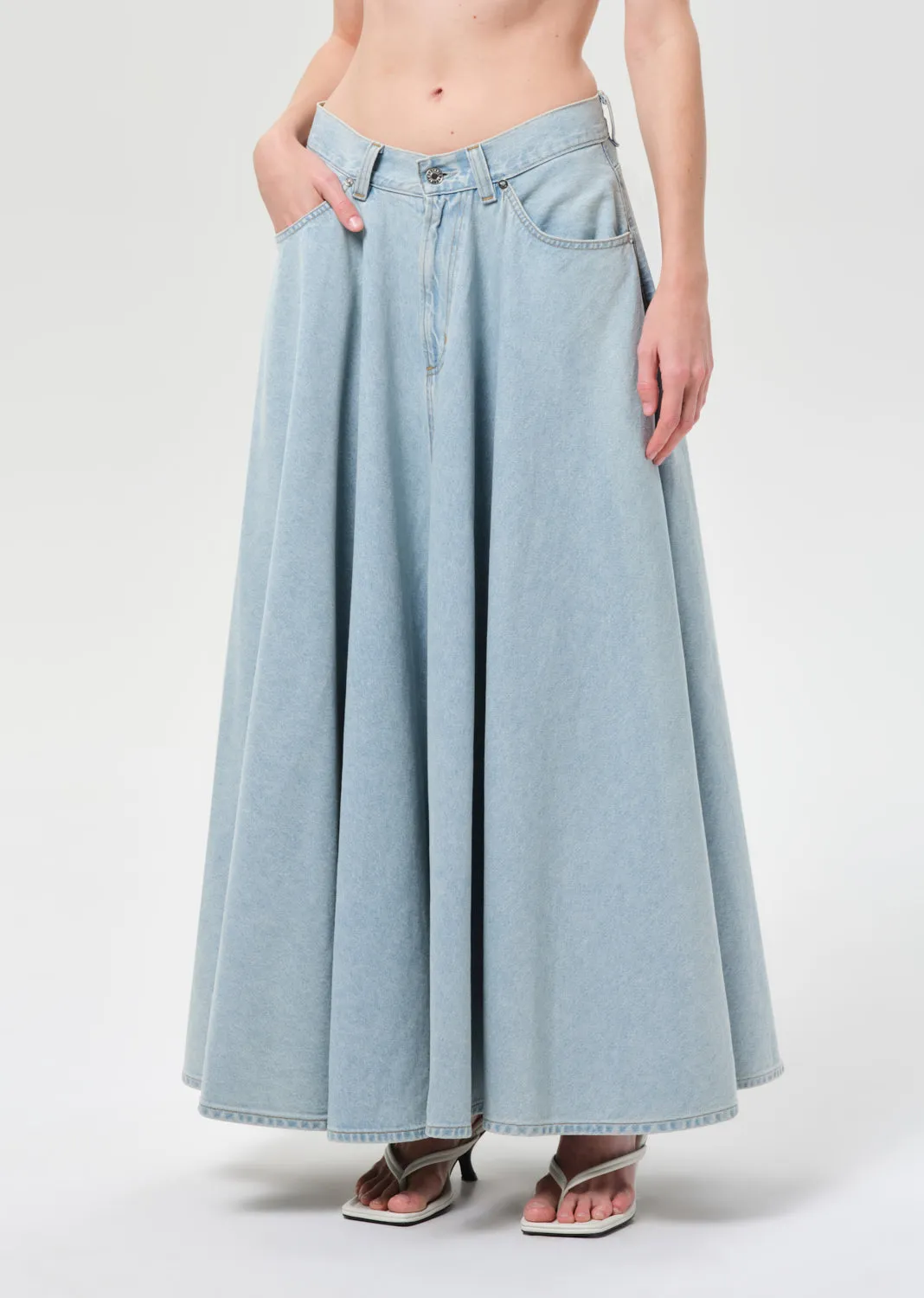 Otto Skirt (Weightless) in Erase sold by Agolde product image thumbnail 5