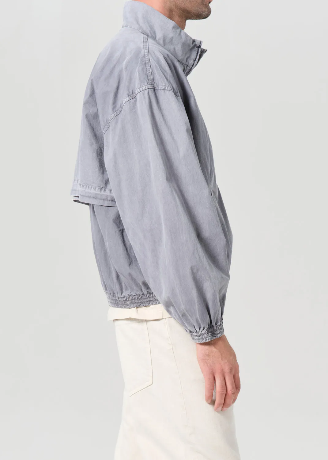 Marshall Windbreaker in Creased Counter sold by Agolde product image thumbnail 5