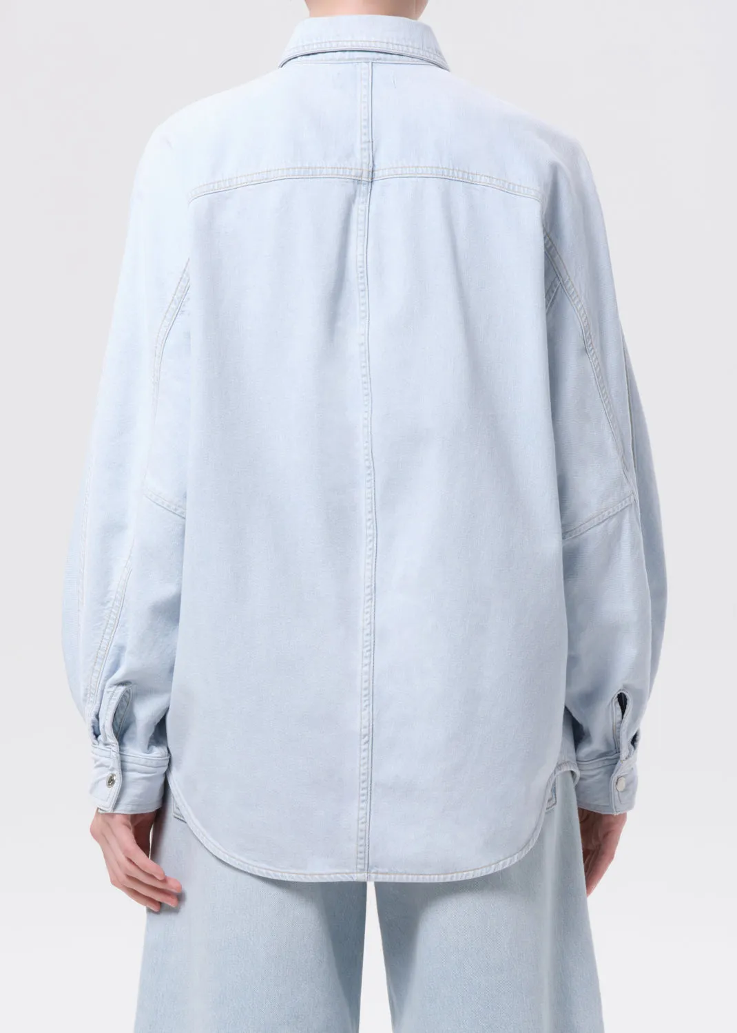 Lantern Shirt (Weightless) in Millbank sold by Agolde product image thumbnail 2