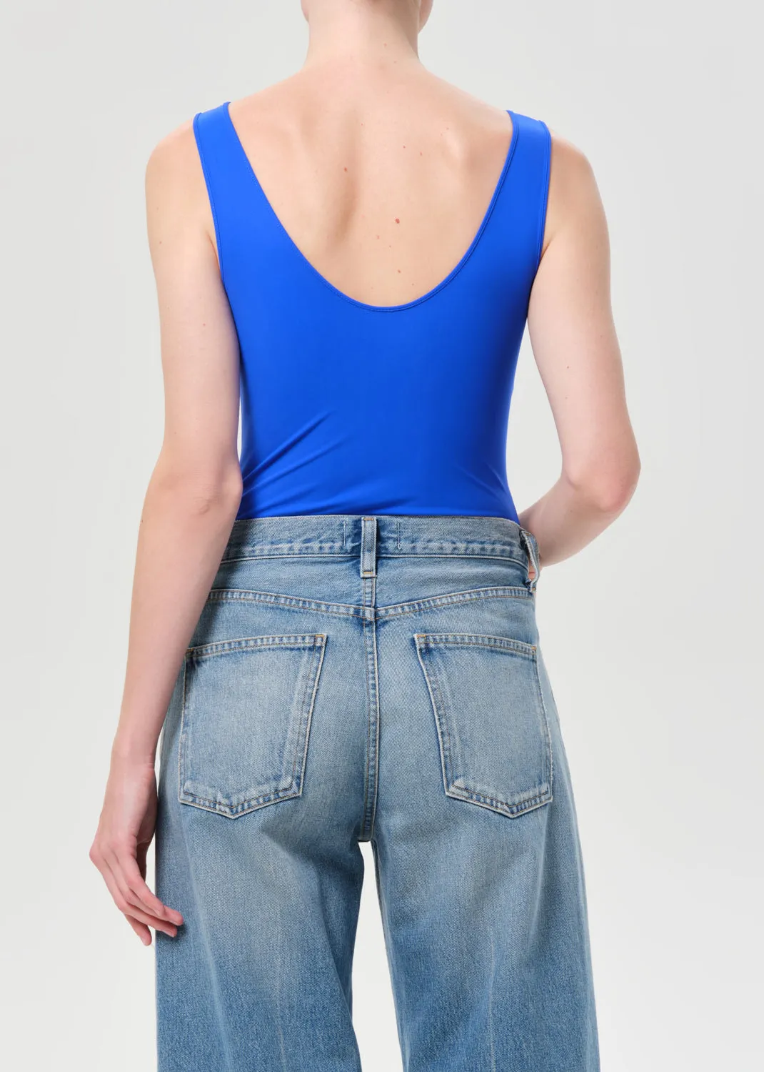 Tora Bodysuit in Cobalt sold by Agolde product image thumbnail 2