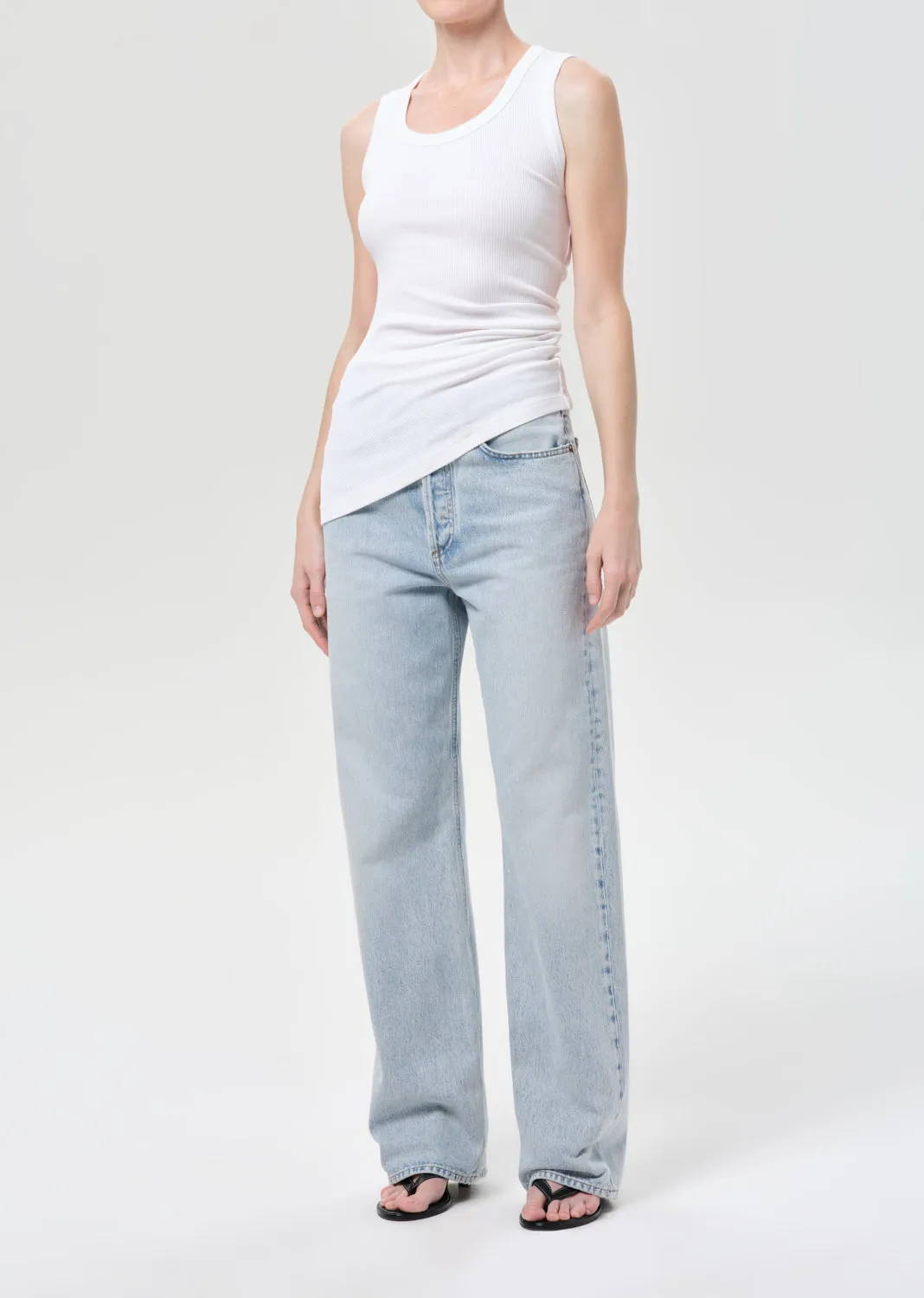 Twisted Poppy Tank in White sold by Agolde product image thumbnail 4