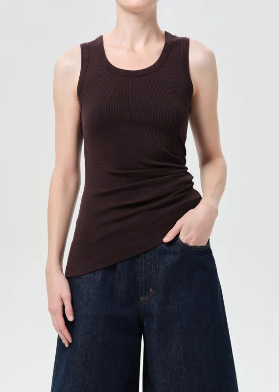 Twisted Poppy Tank in Tone made by Agolde