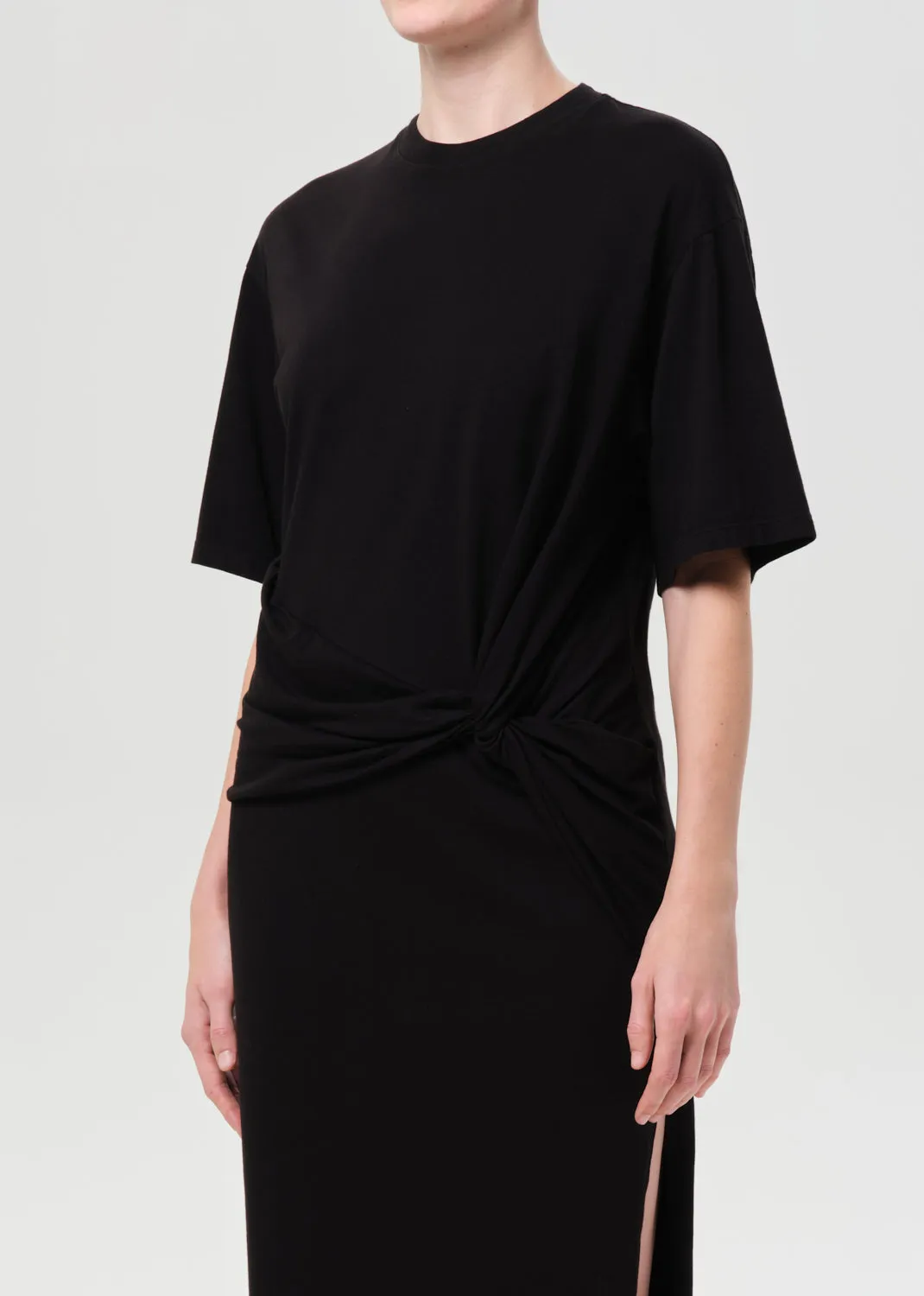 Zanna Maxi Dress in Black sold by Agolde product image thumbnail 4