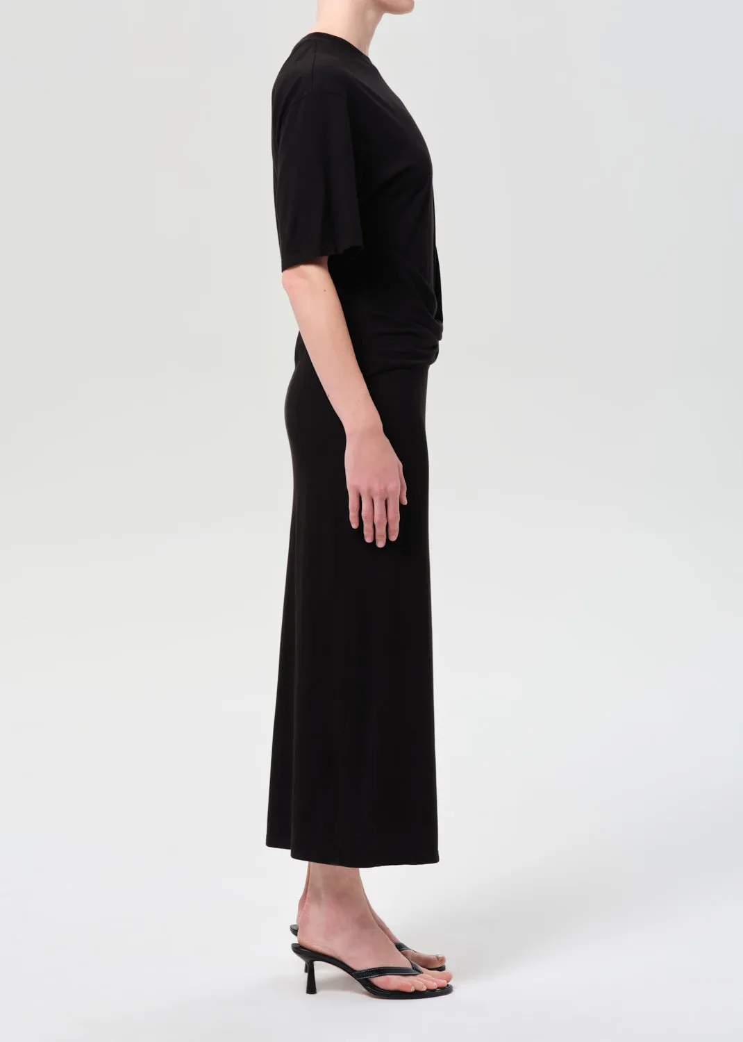 Zanna Maxi Dress in Black sold by Agolde product image thumbnail 3